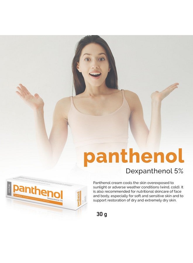 Aflofarm Panthenol Cream - Ideal for Sun-Exposed or Weather-Affected Skin - Nutritional Skincare for Soft & Sensitive Skin - Moisturizes Dry Skin - 30grams - Image 2
