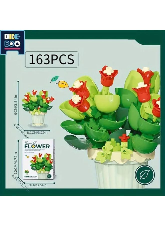 Colorful Succulent Building Blocks Set Unique Floral Decor Kit Creative Gift Idea - Image 1