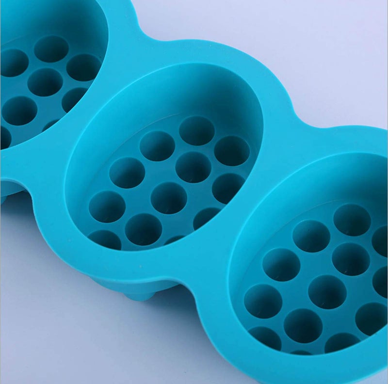 Mose Cafolo 2 pcs 3D Massage Bar Soap Molds 4 Cavities 4.5oz Silicone Soap Molds for DIY Soap Making, Chocolate, Polymer Clay, Ice Tray Hair Scalp(Nonstick & BPA Free) - Image 5