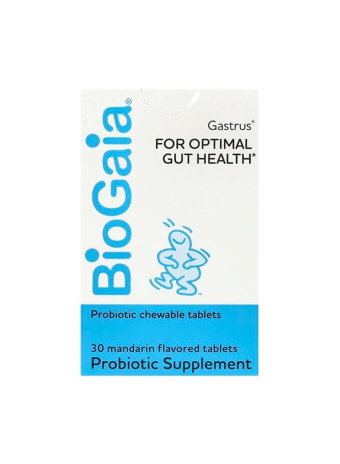 بيوجايا جاستروس لصحة الأمعاء المثالية، ماندرين، 30 قرصًا