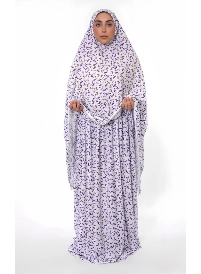 Two pieces islamic prayer robe dress set