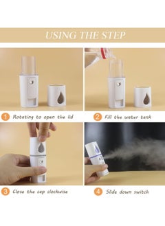 PRIME Portable Rechargeable Handheld Face Nano Mist Spray hair and facial steamer ion water mist spray  - Image 5