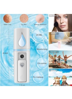 PRIME Portable Rechargeable Handheld Face Nano Mist Spray hair and facial steamer ion water mist spray  - Image 2