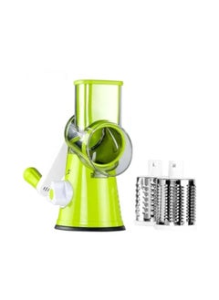 SHOPI Manually Rotating Cheese Cutter, Vegetable Mandolin Slicer, Multi-Function Vegetable Cutter, Fruit Shredder, Grater, Stainless Steel Rotating Shredder  - Image 1