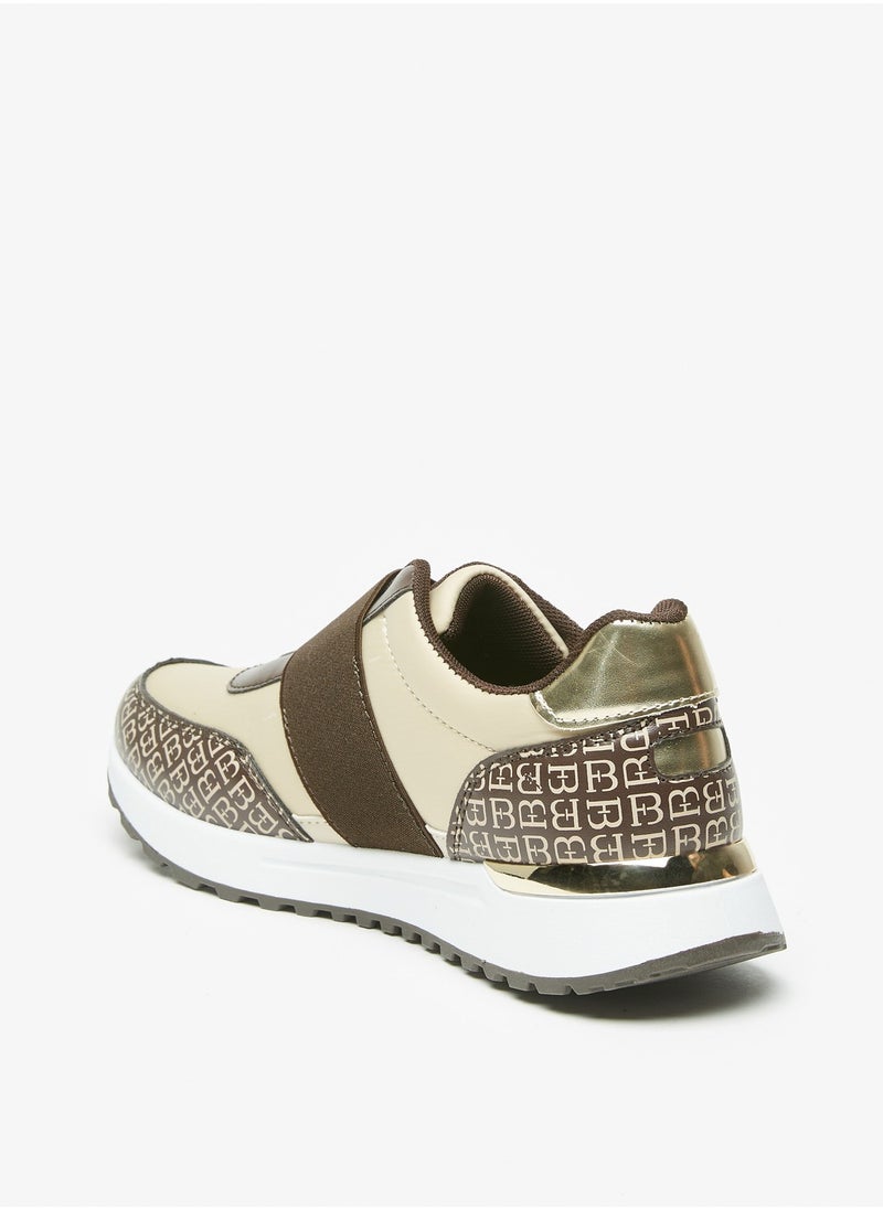 Flora Bella By Shoexpress Women Textured Slip-On Low Ankle Sneakers  - Image 2