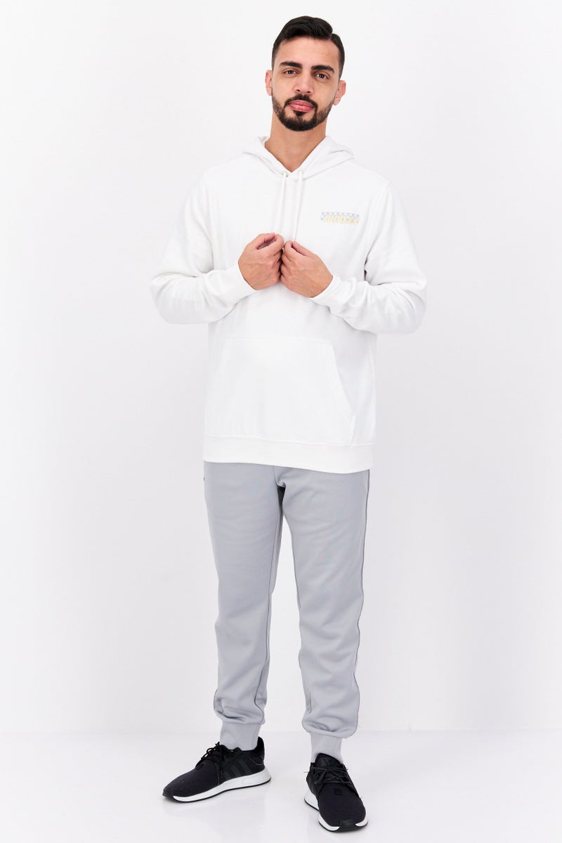 Hurley Men Sportswear Fit Long Sleeve Hoodie, White  - Image 4