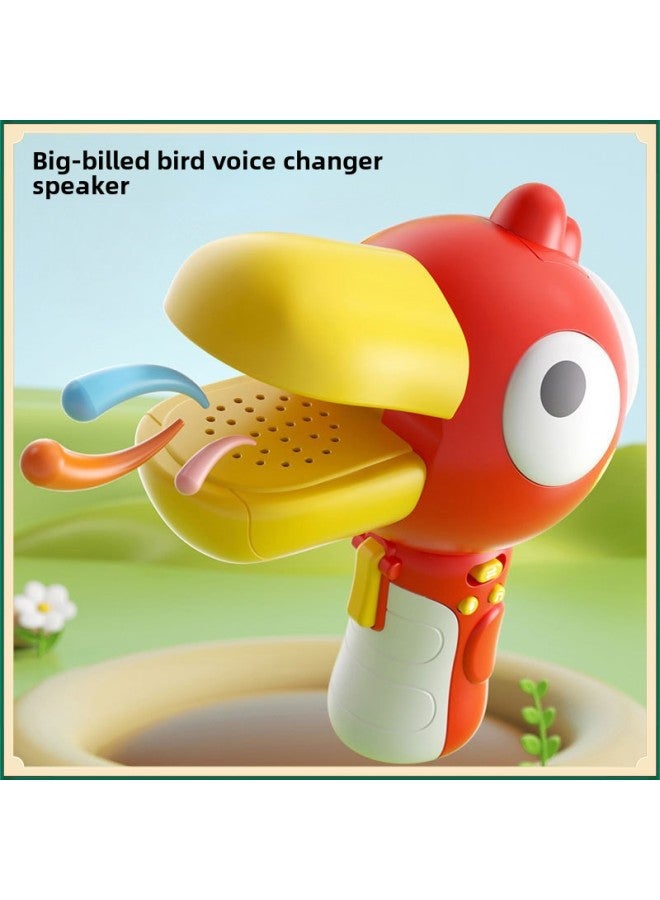 Creative Peco Peco Voice Cartoon Imitation Tongue Learning Machine Creative Repeater Children Baby Learn To Talk Color Box-Colour:【voice-changing Big-mouthed Red Bird】 English Color Box - Image 3