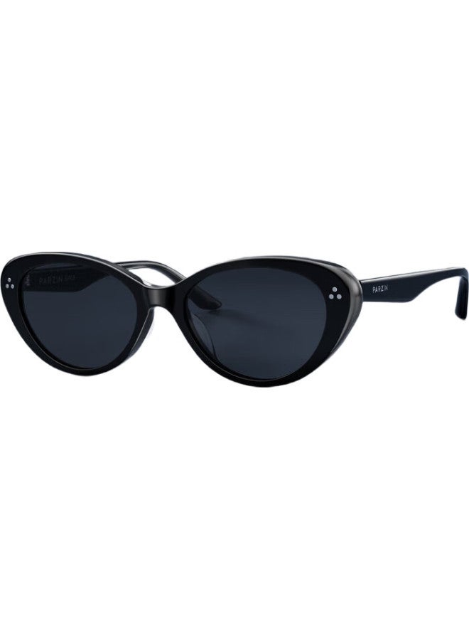 PARZIN Sunglasses, Unisex Retro Stylish Small Frame Cat-Eye Glasses, Uv Protection Driving Sunglasses, 7779 - Image 2