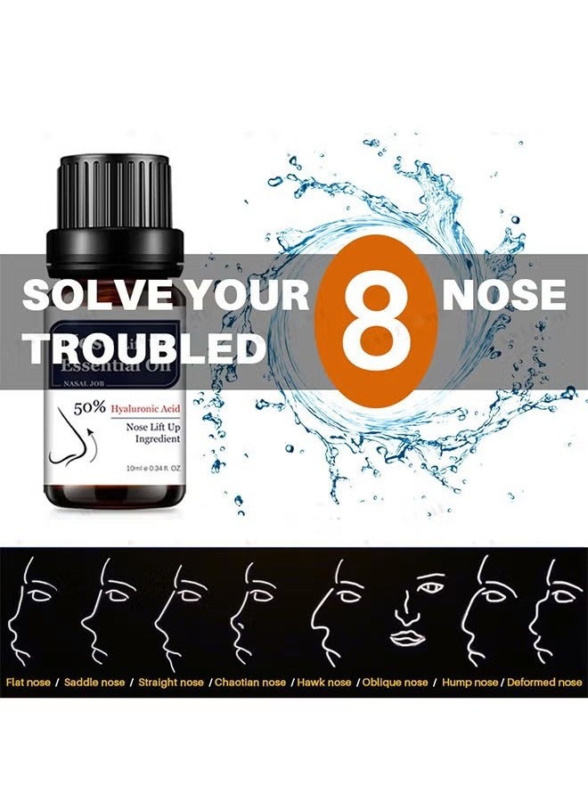 Lanthome Nose Lift Up Essential Oil 10ml - Heighten Rhinoplasty Collagen Firming Moisturizing Perfect Nose Serum Reshape Natural Beauty Skin Care - Image 2