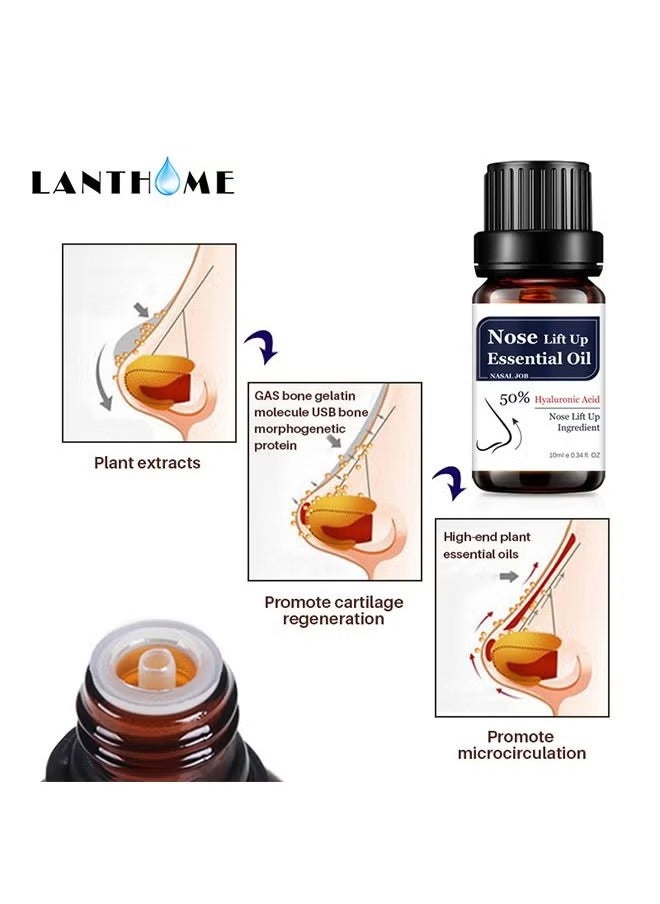 Nose Lift Up Essential Oil 10ml - Heighten Rhinoplasty Collagen Firming Moisturizing Perfect Nose Serum Reshape Natural Beauty Skin Care - pzsku/ZCC08C24EEEA9E4BB63E8Z/45/_/1730190802/cdbda7fe-7cac-433c-b719-7d7555ef561d