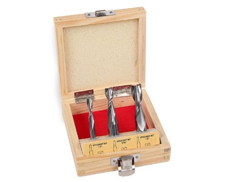 YONICO Router Bits Set CNC End Mill Solid Carbide Up Cut 3 Bit Up Cut 1/2-Inch Shank 14320 - Image 3