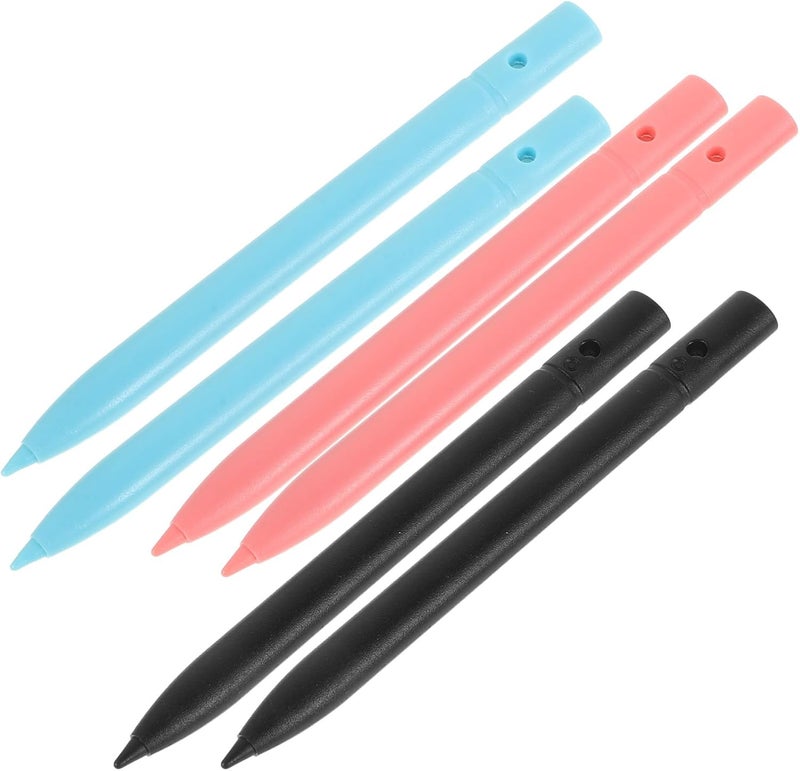 6pcs LCD Writing Tablet Stylus Pens Replacement Digital Drawing Pen Set Plastic Touchscreen Stylus and Adults Electronic Writing Tablets - Image 1