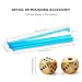 TAIKULA Mahjong Racks with Pushers Clear Acrylic American Majiang Tile Racks Enhanced Mah Jongg Tile Holders Set of 4 with 3 Goldern Dics Colors - Image 4