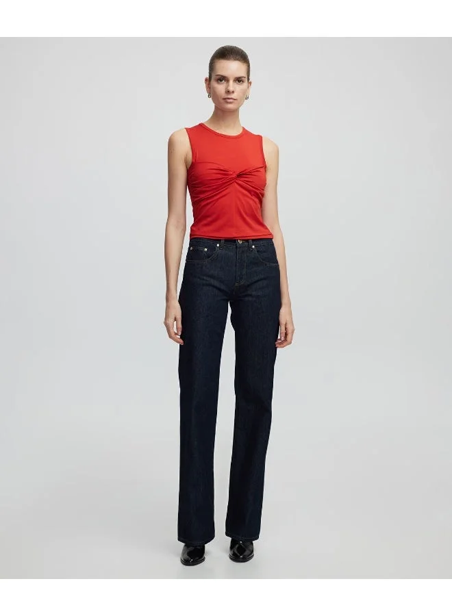 Ipekyol Slim Fit T-Shirt With Knot