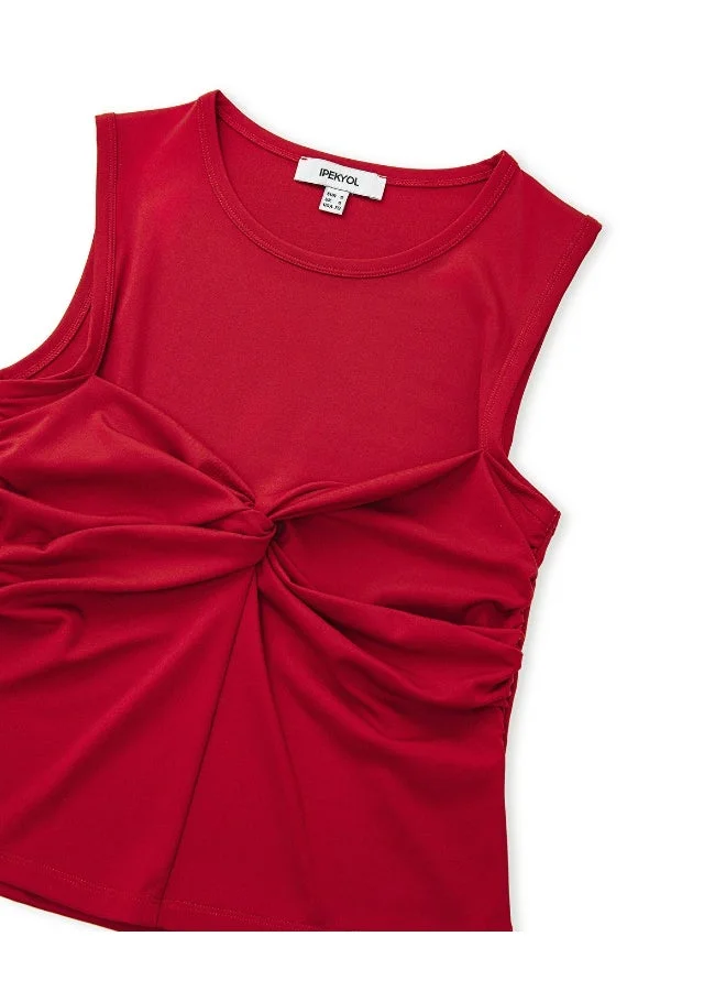 Ipekyol Slim Fit T-Shirt With Knot
