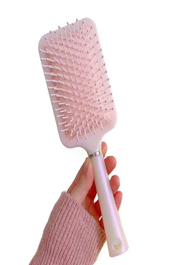 Calitate24 Paddle Cushion Hair Brush for Blow Drying & Detangling Hair Styling Brush Hairbrush for All Hair Types Hair Combs Tool Styling Brush - Soft Nylon Bristles Detangle Hair Brush - Image 1