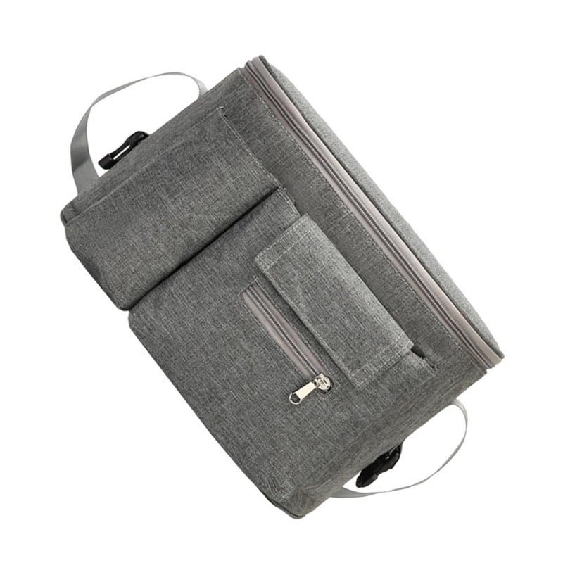 Large Capacity Diaper Pouch Organizer with Easy Zipper for Stroller Handlebar - Image 2