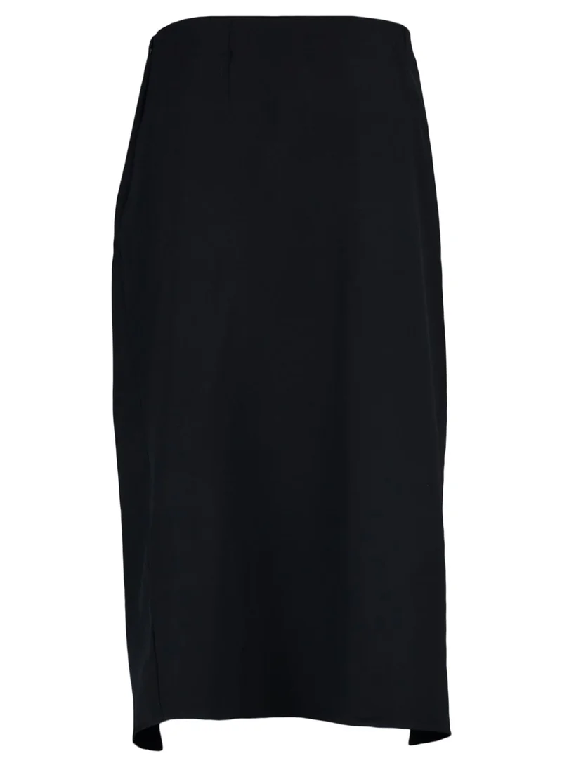 Trendyol Curve Side Split Midi Skirt