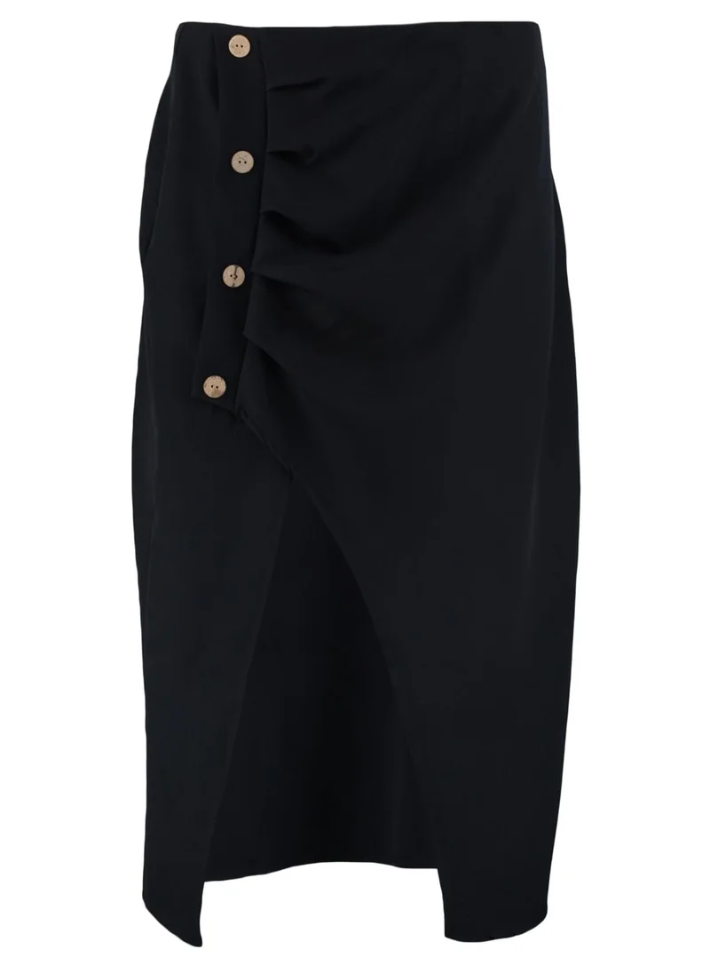 Trendyol Curve Side Split Midi Skirt