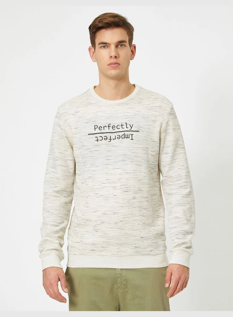 KOTON Letter Printed Jumper