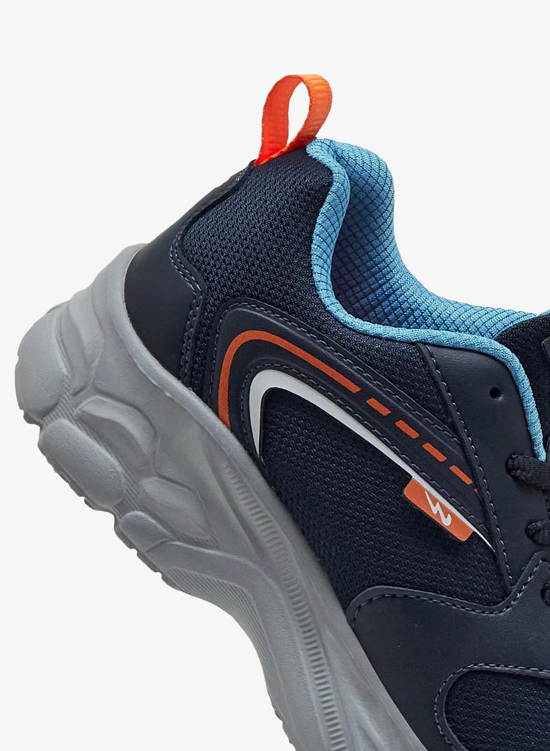 CAMPUS Navy/F.Org Kids Blue Low-Top Sneakers - Sporty Look Shoes with Cushioned Sole for All-Day Play  | Best Price UAE