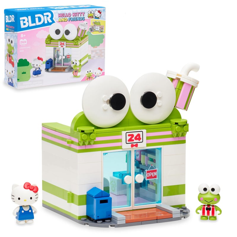 BLDR Hello Kitty and Friends Keroppi Mart Building Set with Hello Kitty and Keroppi Minifigures Gift for Kids Girls Sanrio and Kawaii Fans Ages 8 0103 - Image 2