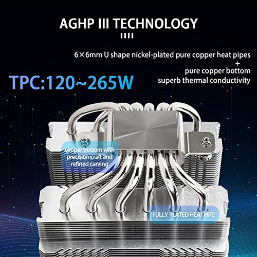 Thermalright Peerless Assassin 120 SE CPU Air Cooler,PA120 SE,6 Heat Pipes CPU Cooler,Dual 120mm TL-C12C PWM Fan, Aluminium Heatsink Cover, AGHP Technology,for AMD AM4/AM5 Intel 1700/1150/1200/1851 - Image 2