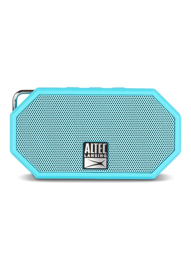 Altec Lansing - Mini H2O Waterproof Bluetooth Speaker, Ip67 Certified & Floats In Water, Compact & Portable Speaker For Hiking, Camping, Pool, And Beach,Aqua - Image 1
