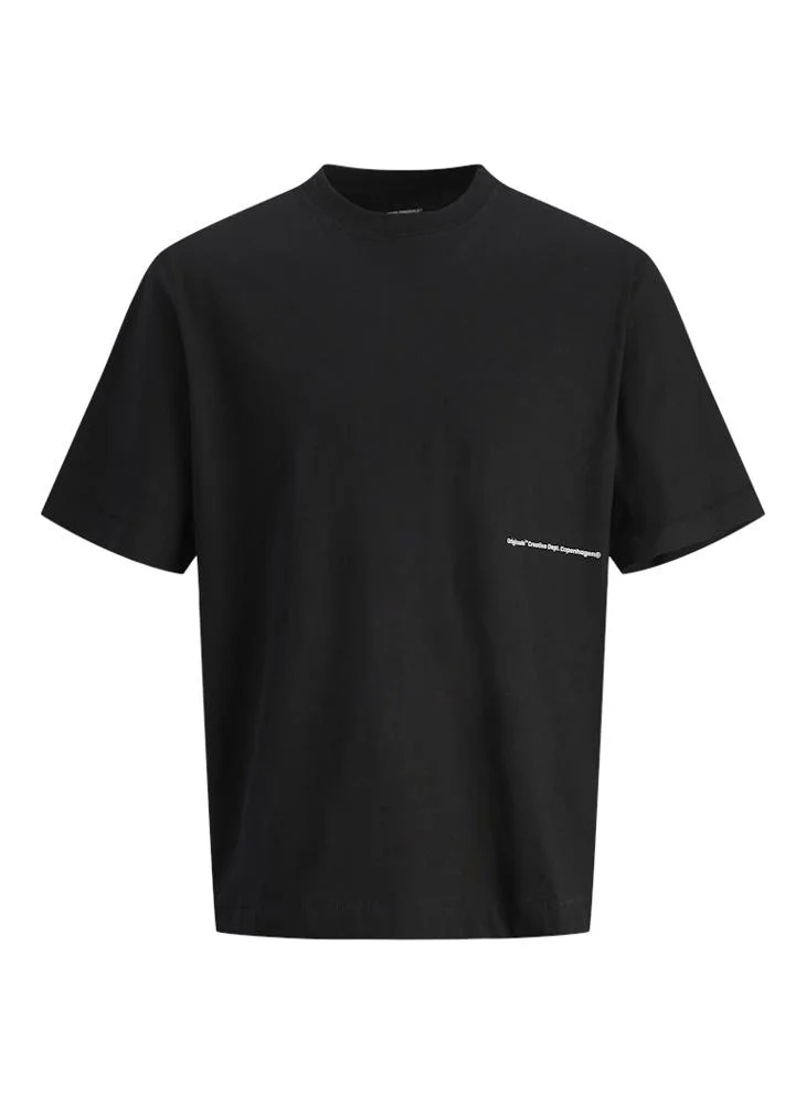 JACK & JONES Jorporto Pattern Crew Neck T-Shirt