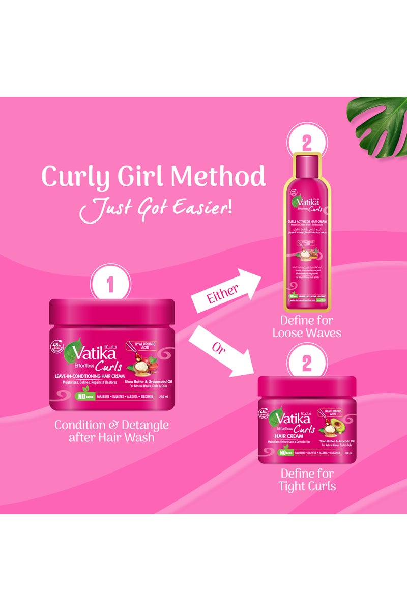 Vatika Naturals Curl Activator Hair Cream 330ml - Image 3