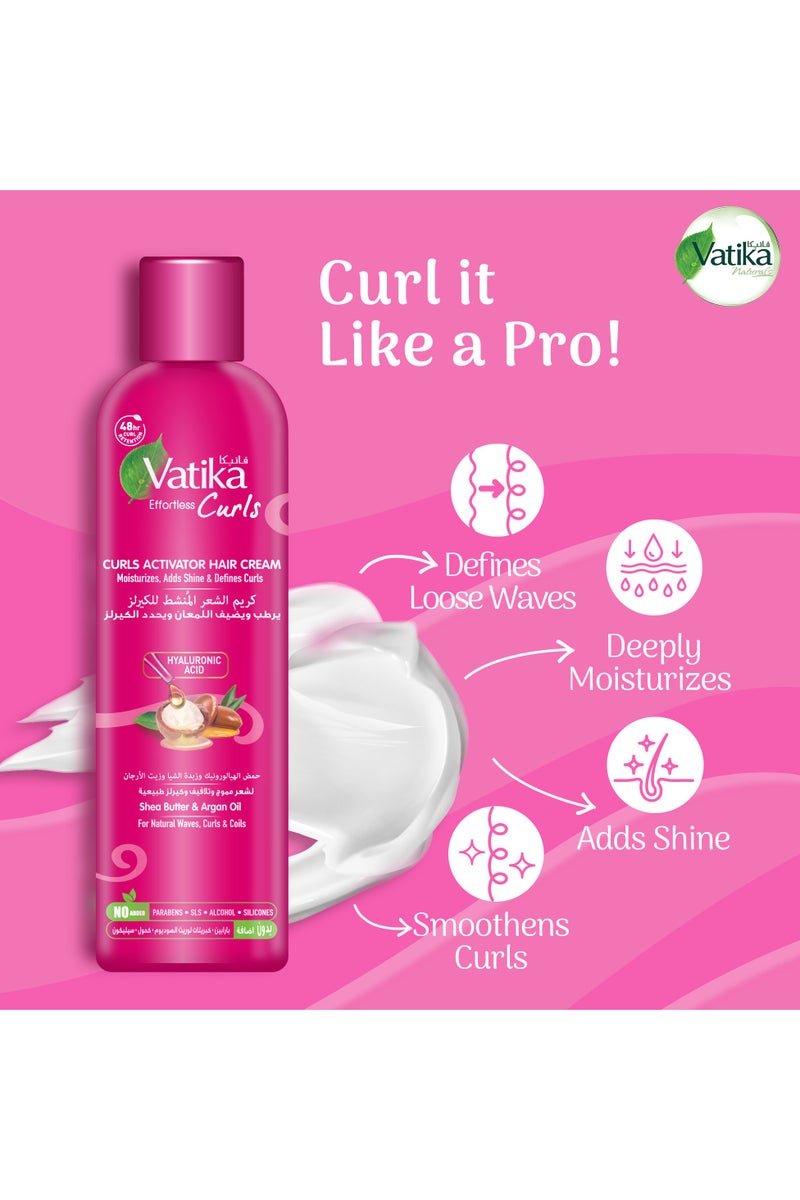 Vatika Naturals Curl Activator Hair Cream 330ml - Image 2