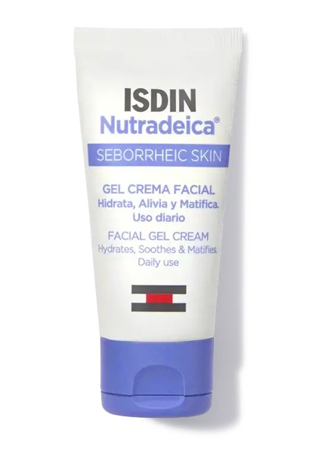 ISDIN Nutradeica Facial Gel Cream [50Ml] – Targeted Face Cream For Seborrheic Dermatitis To Control Flaking, Itching, And Redness - Image 1