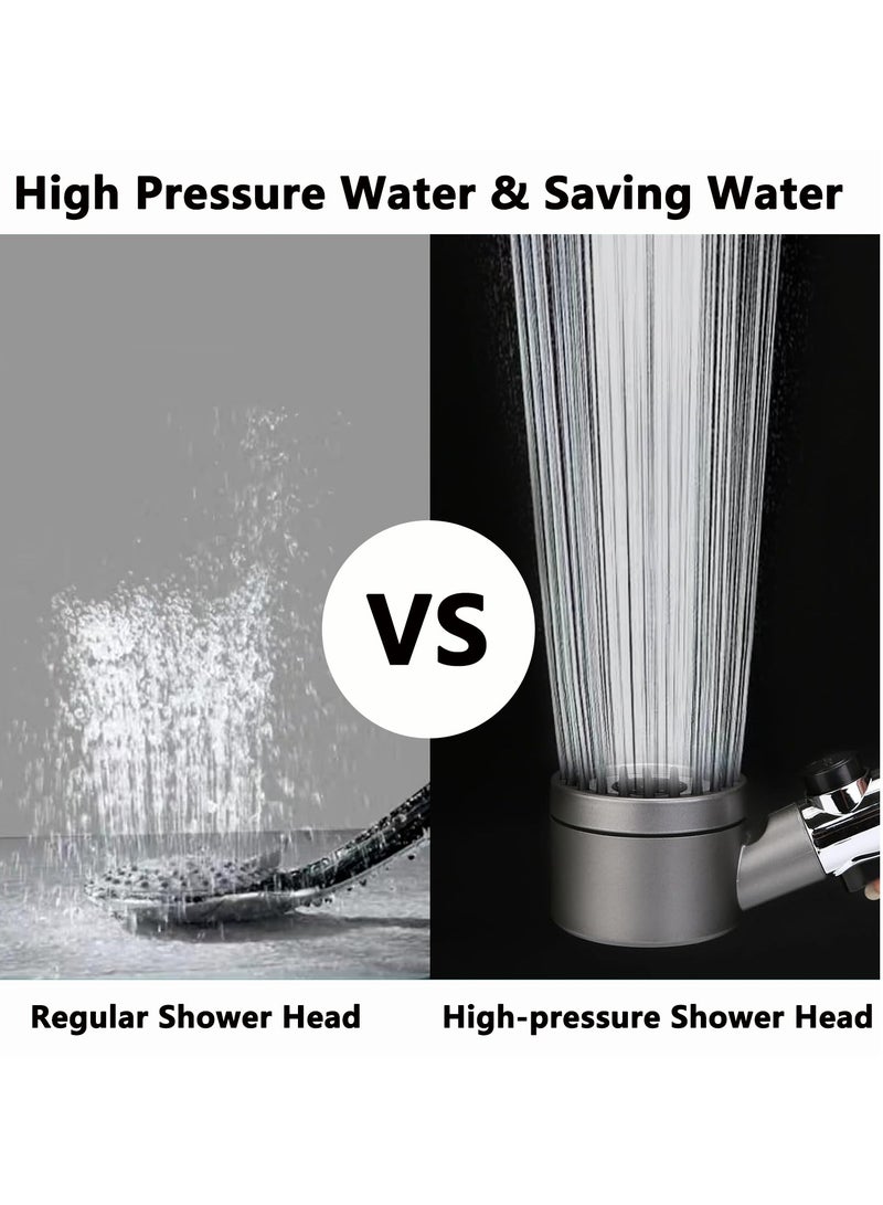 Relex 4 Modes Massage Portable Shower Head, Detachable Filtered Shower Head with Handheld, Showerhead for Bathrooms and Flats - Image 3