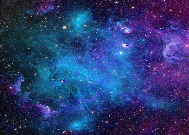 BELECO 7x5ft Fabric Cosmic Galaxy Backdrop Wall DÃ©cor Starry Sky Milky Way Stars Backdrop Universe Space Theme Photo Background Galaxy Baby Shower Birthday Party Decorations Studio Photo Props - Image 1