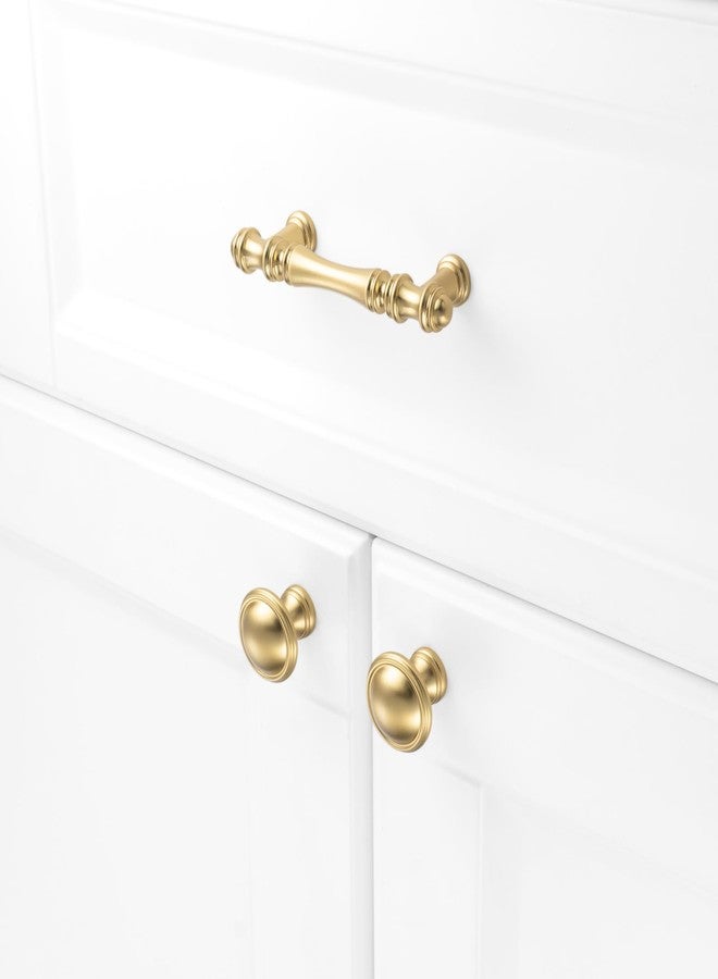 KOOFIZO 10 Pack 3 Inch Brushed Gold Kitchen Cabinet Handles Gold Cabinet Pulls Cabinet Hardware P30 for Cabinets Drawer Dresser Cupboard Bedroom Bathroom - Image 3