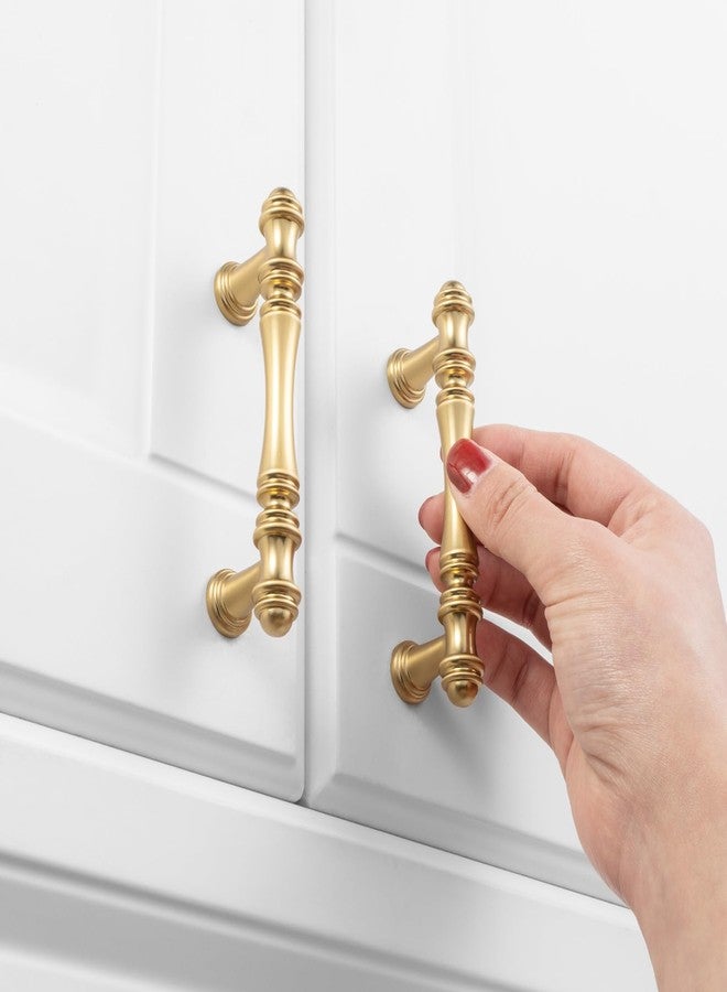 KOOFIZO 10 Pack 3 Inch Brushed Gold Kitchen Cabinet Handles Gold Cabinet Pulls Cabinet Hardware P30 for Cabinets Drawer Dresser Cupboard Bedroom Bathroom - Image 4