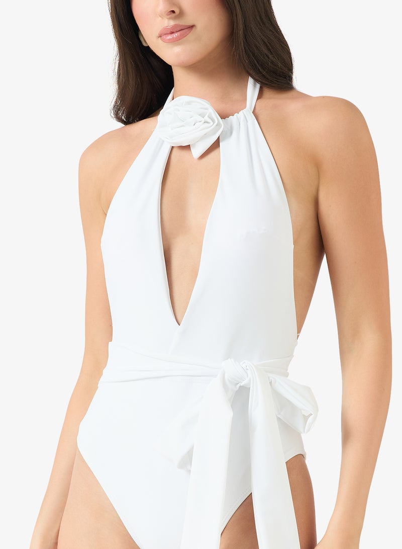 جينجر ملابس سباحة بفتحة عنق هالتر - Image 2