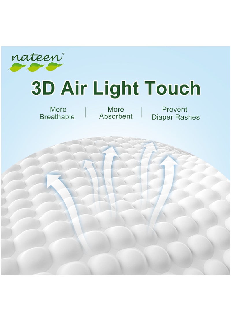 nateen Nateen Premium Care Baby Diaper,Size 3 (4-9kg),Medium,72 Count Diapers,Super Absorbent,,Breathable Baby Diapers.  - Image 4