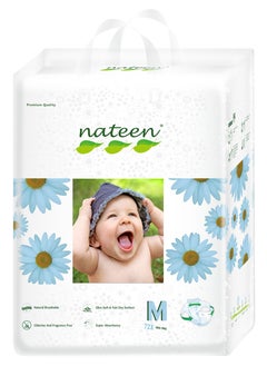 nateen Nateen Premium Care Baby Diaper,Size 3 (4-9kg),Medium,72 Count Diapers,Super Absorbent,,Breathable Baby Diapers.  - Image 1