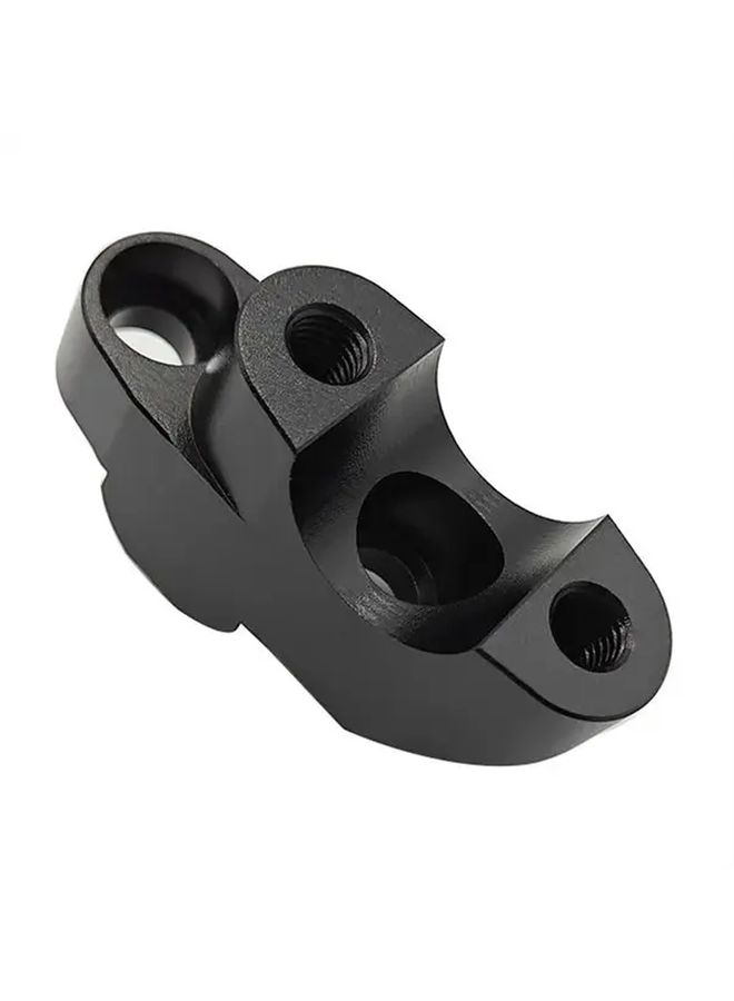 Black Motorcycle Handlebar Riser Height Extension Secure Grip Control - Image 3