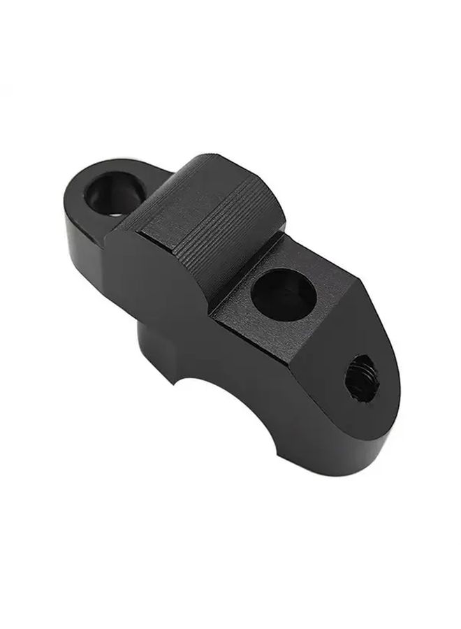 Black Motorcycle Handlebar Riser Height Extension Secure Grip Control - Image 1