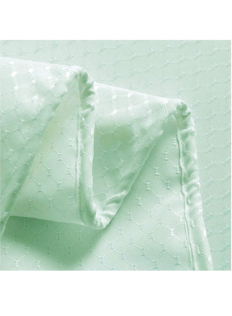 Rubik Premium Shower Curtain Waterproof Thickened Polyester Fabric Durable Mildew Stain Resistant Stylish Curtain (Green, 200 x 180 cm)  - Image 4