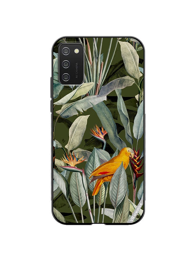 VR CREATIVE Protective Case Cover For Samsung Galaxy A03s Green Jungle Design Multicolour - Image 1