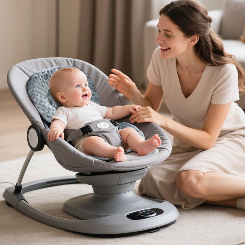 KAKIBLIN Infant Car Seat Insert, Carseat Insert Support for Newborn, Infant Car Seat Cushion Head Support for Baby Girls Boys,3D Air Mesh Baby CarSeat Cushion for CarSeats, Bouncer, Strollers, Swing - Image 3