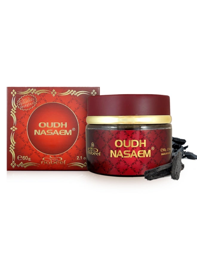 نبيل بخور عود نسايم خشب 60 جم - Image 1