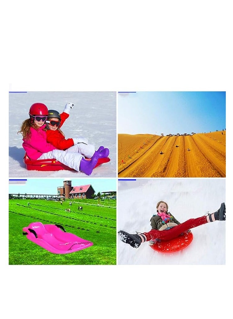Generic - Portable Sand Sleds for Kids Beetle Shaped Round Sand Slider Board Anti-Skid Outdoor Skiing Board 37X65 CM - Image 1