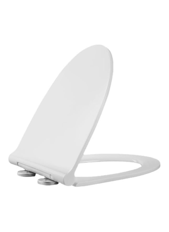 KIIUMI - WC Seat Cover, Toilet Seat with Cover, Easy to install, White - Image 1