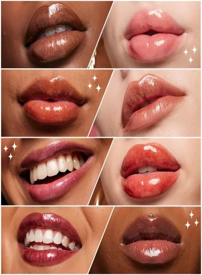 SEPHORA COLLECTION Sephora Glossed Moisturizing Lip Gloss – Glassy Shine,07 Fearless - Soft Mauve Nude, Hydrating & Smoothing Lip Gloss, Glittery Finish, 5 mL (0.16 oz) - Image 3