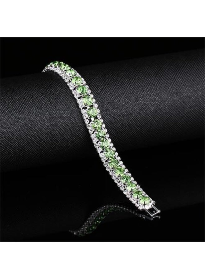 NIBEMINENT Fashion Luxury Rhinestone Claw Chain Bracelet