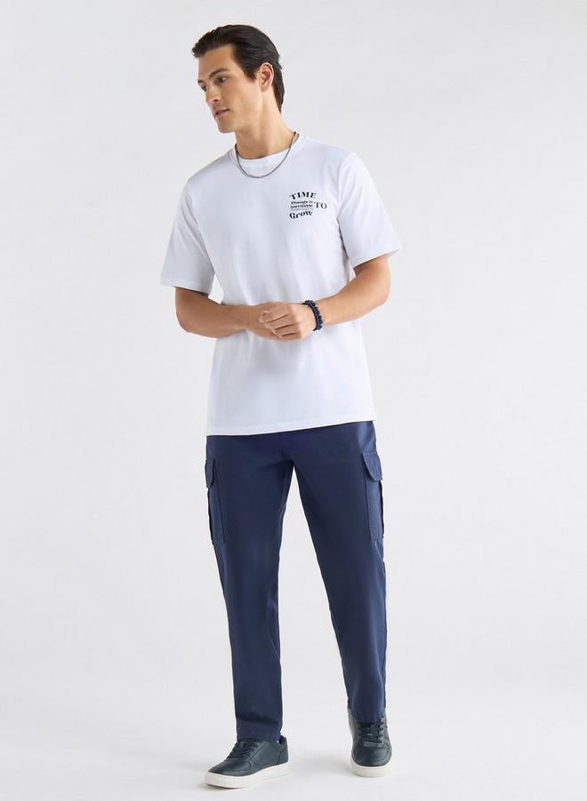 Splash FAV Graphic Print T-shirt with Crew Neck and Short Sleeves - Image 2